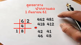 หวยปากกาแดง1/9/61