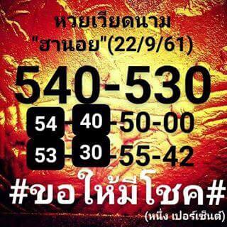 เลข เด็ด เวียดนาม เน้น ๆ วัน นี้ 22/9/61