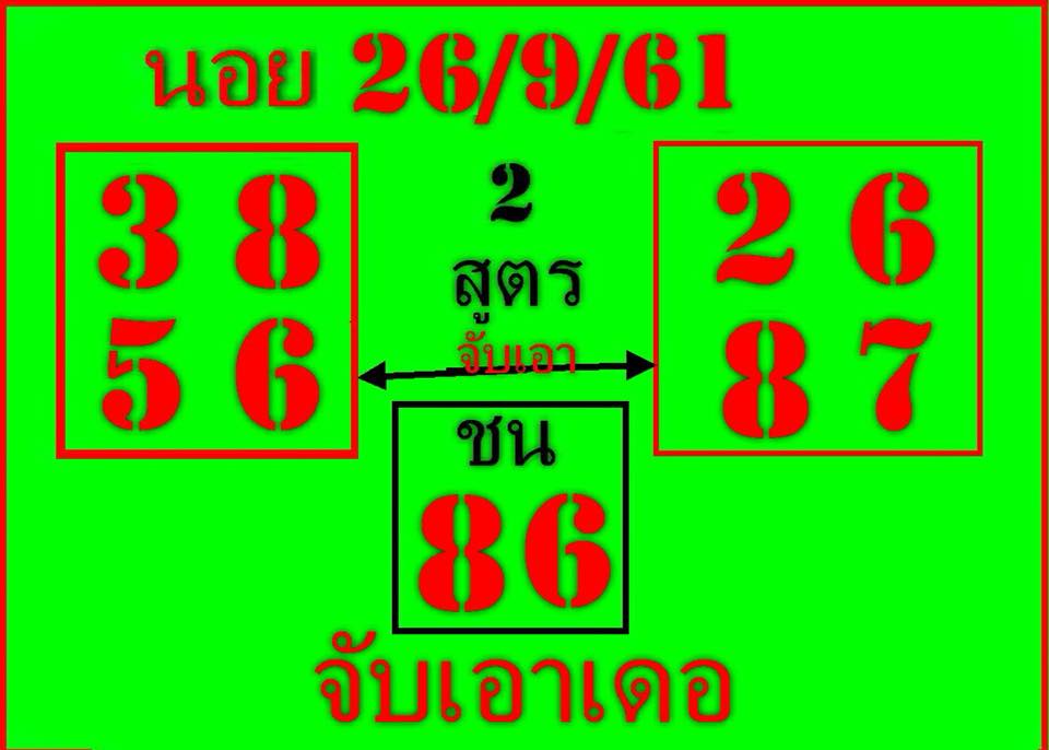 หวย ฮานอย วัน นี้ ออก ตัว ไหน ล่าสุด 26/9/61