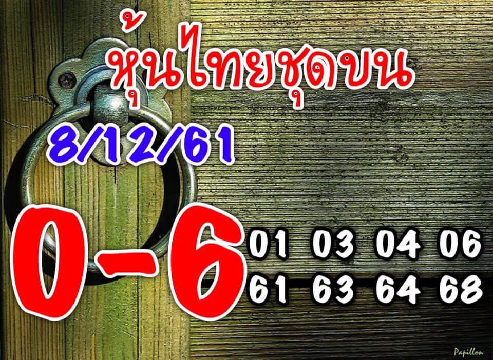 หวย หุ้น แม่น 7/12/61