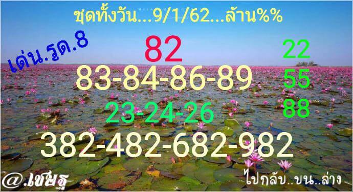 ฟันธงหวยหุ้นเลดี้ 9/1/61