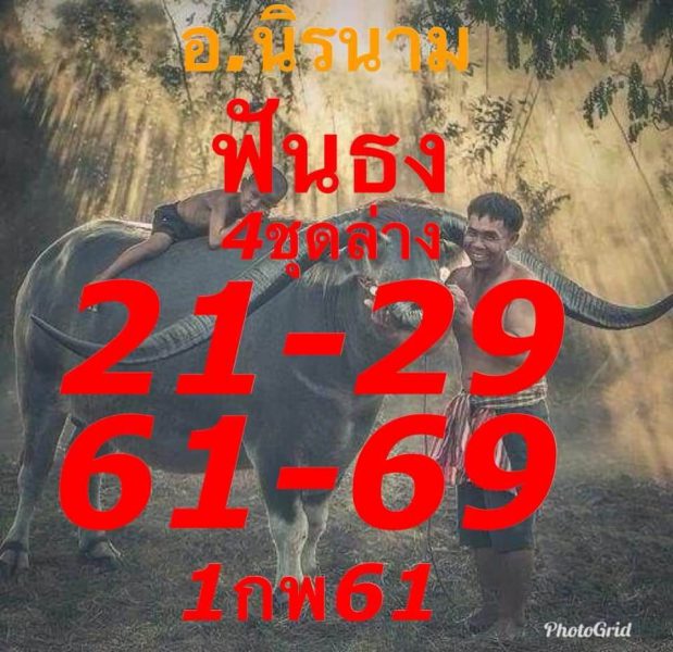 หวยฟันธง 1/2/62