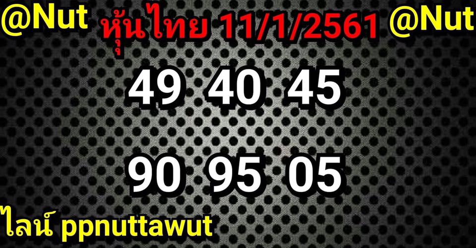 หวยหุ้นแม่นทุกรอบนิเคอิ 11/1/61