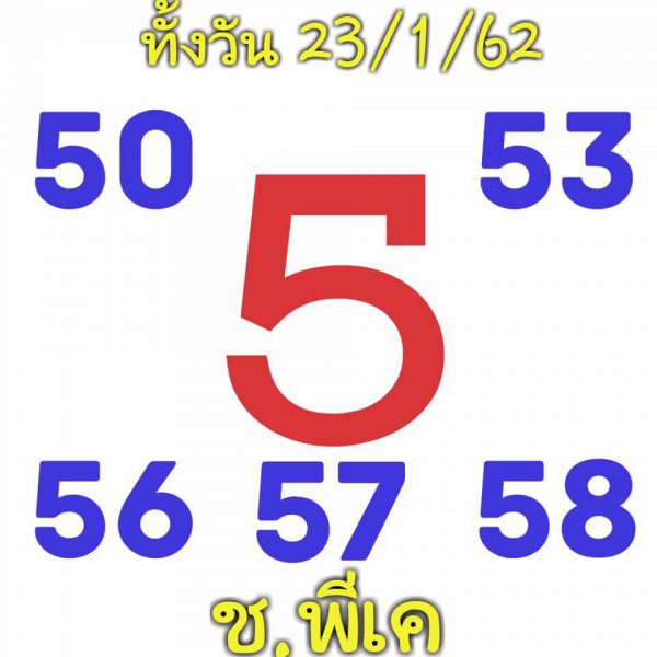 หวยหุ้นไทยชุดเดียวแม่นๆ หวยหุ้นเด่นวันนี้ 23/1/62