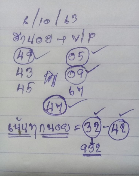 หวยฮานอย 6/10/63 ชุดที่ 7