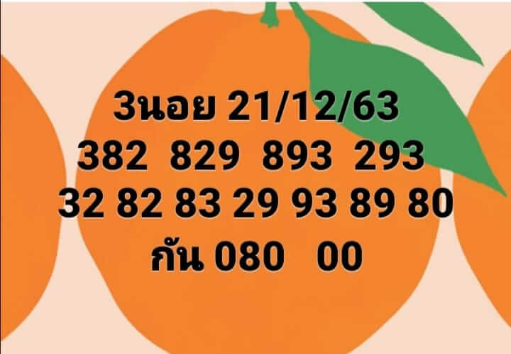หวยฮานอย 21/12/63 ชุดที่ 9