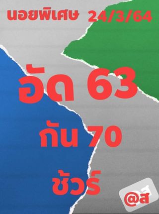 หวยฮานอย 24/3/64 ชุดที่ 7