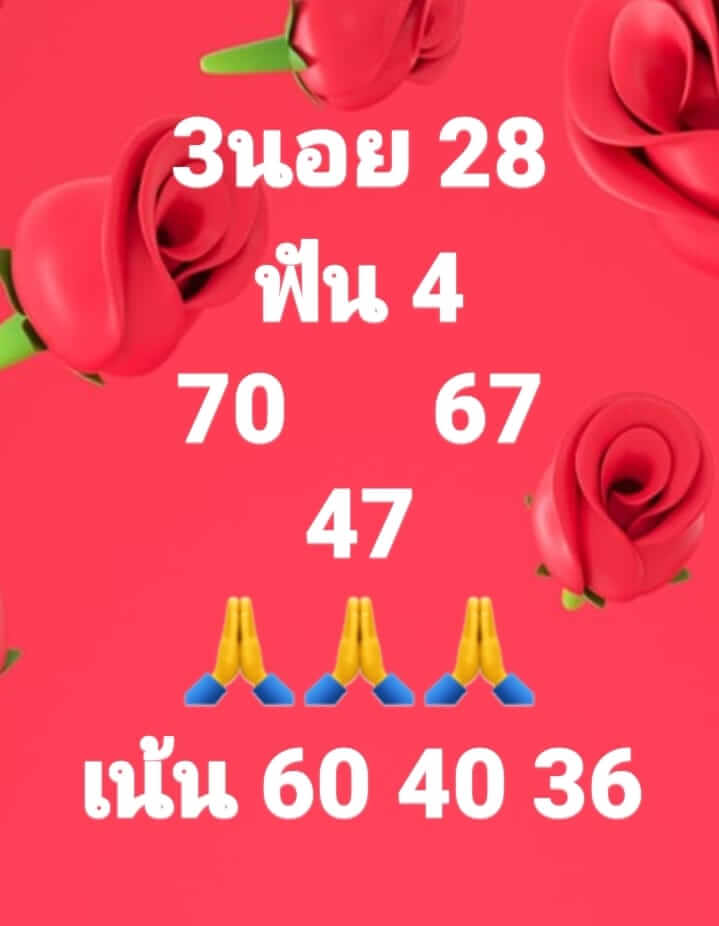 หวยฮานอย 28/6/64 ชุดที่ 3