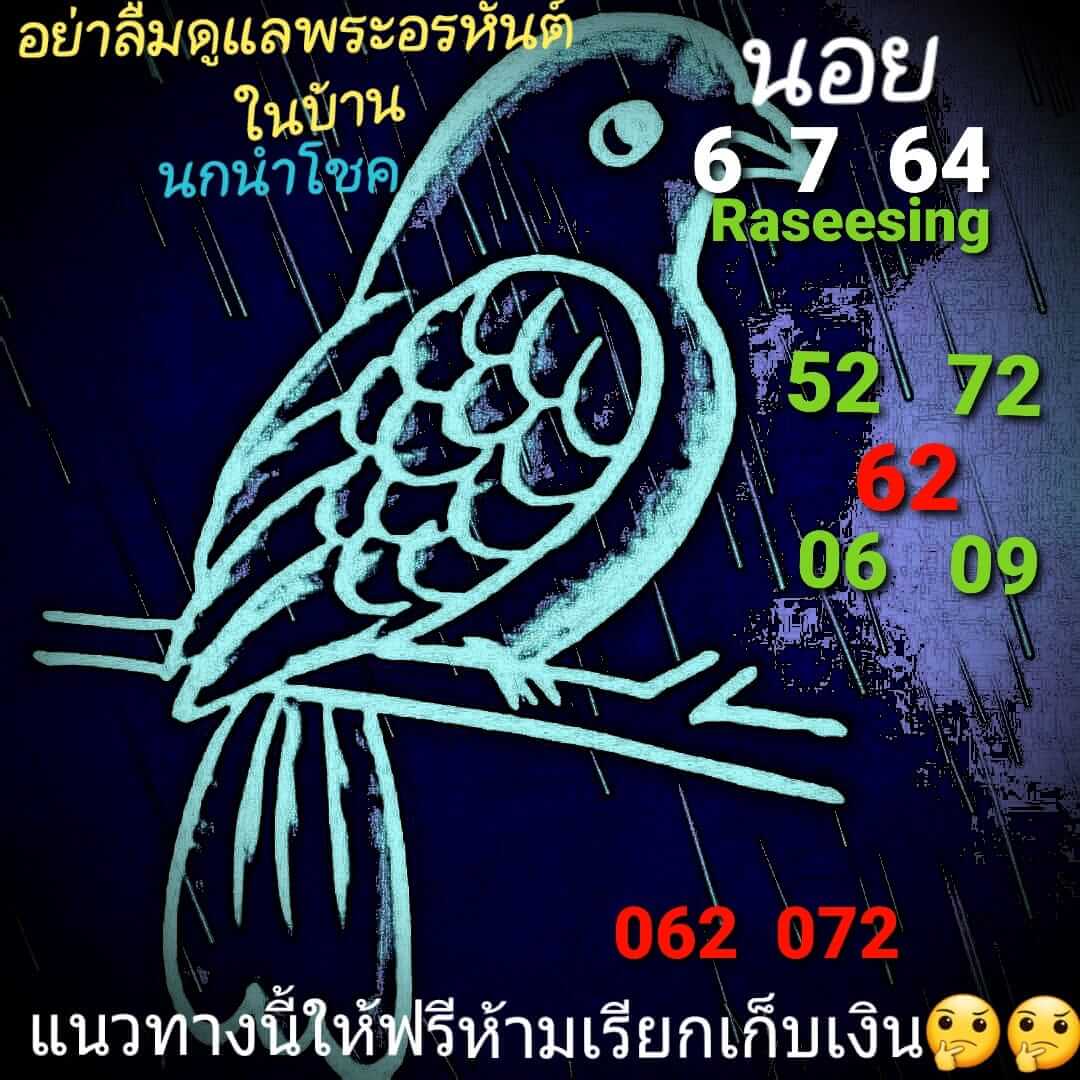 หวยฮานอย 6/7/64 ชุดที่ 1