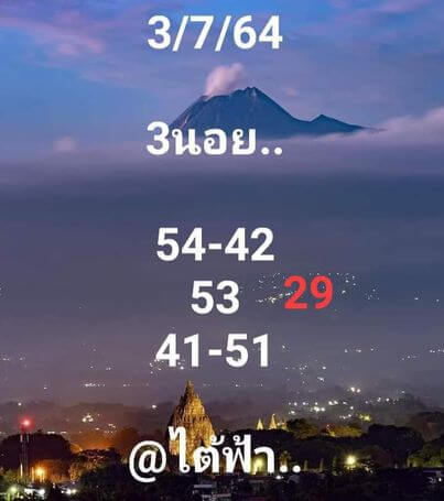 หวยฮานอย 3/7/64 ชุดที่ 10
