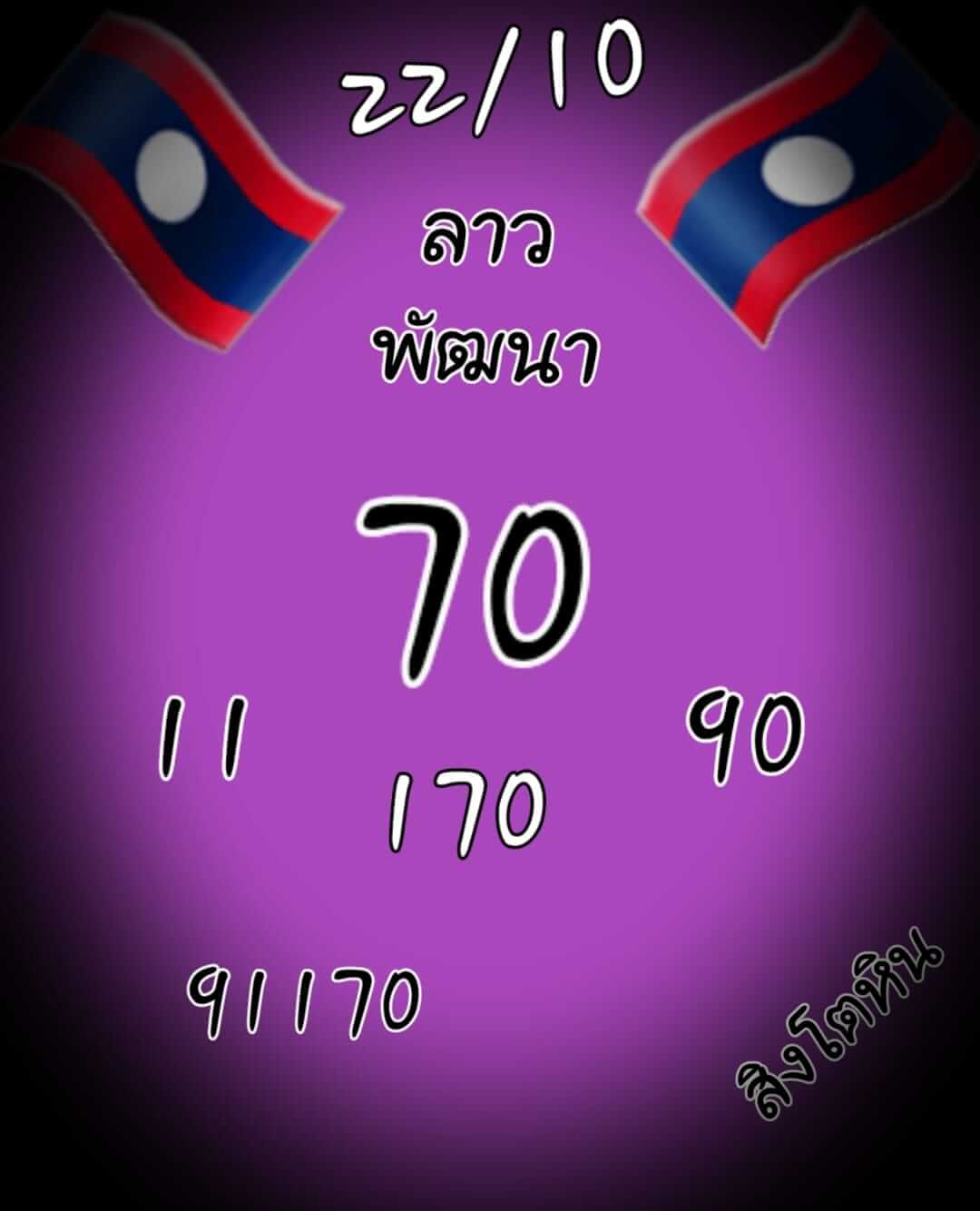 หวยลาว 22/10/64 ชุดที่ 10