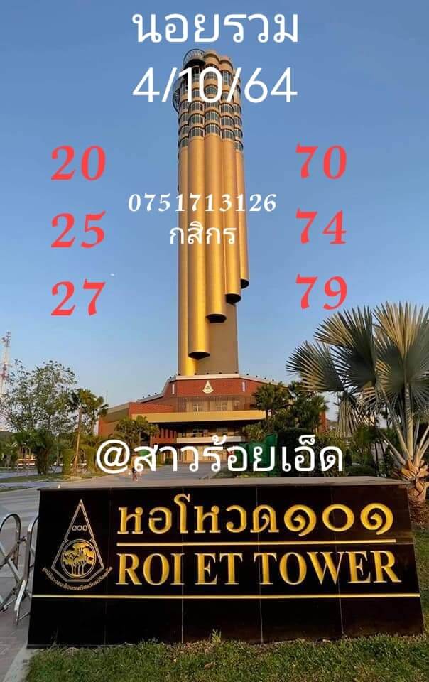 หวยฮานอย 4/10/64 ชุดที่ 2