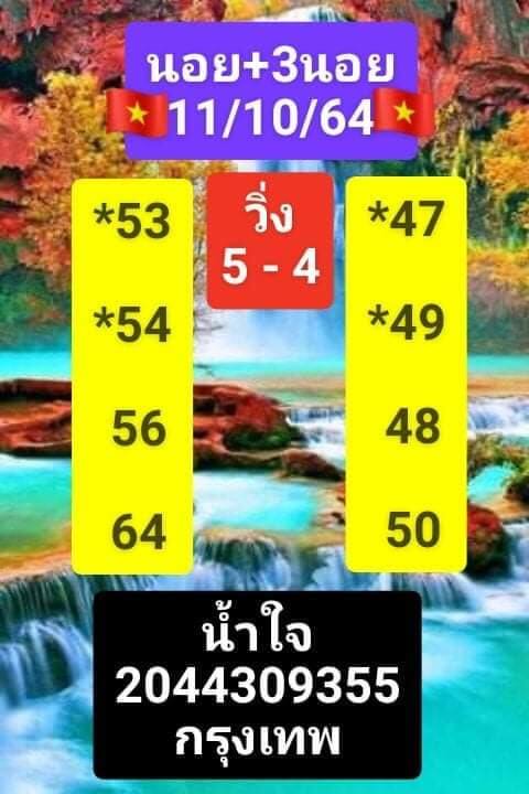 หวยฮานอย 11/10/64 ชุดที่ 3