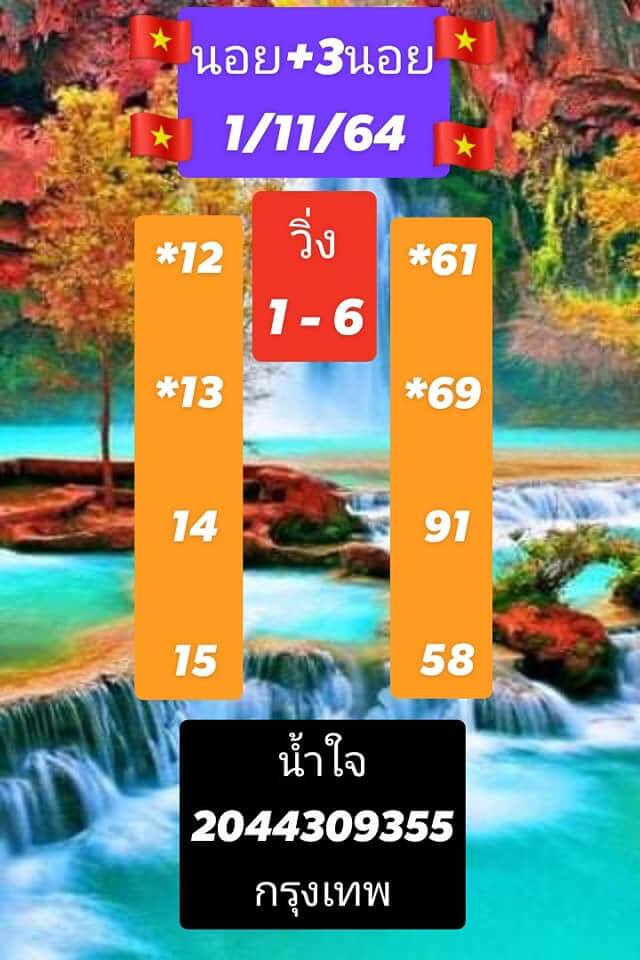 หวยฮานอย 1/11/64 ชุดที่ 8