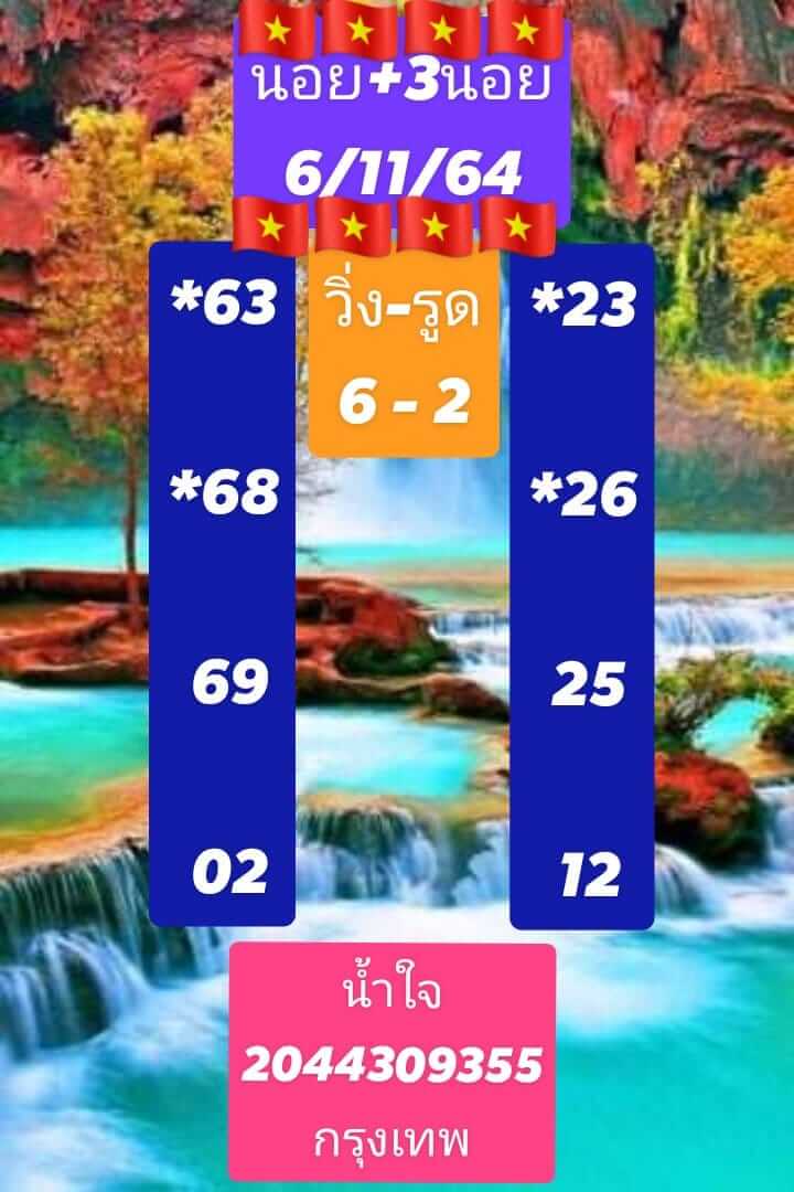 หวยฮานอย 6/11/64 ชุดที่ 8
