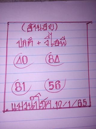หวยฮานอย 13/1/65 ชุดที่ 7