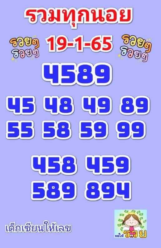 หวยฮานอย 19/1/65 ชุดที่ 7