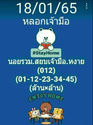 หวยฮานอย 18/1/65 ชุดที่ 2