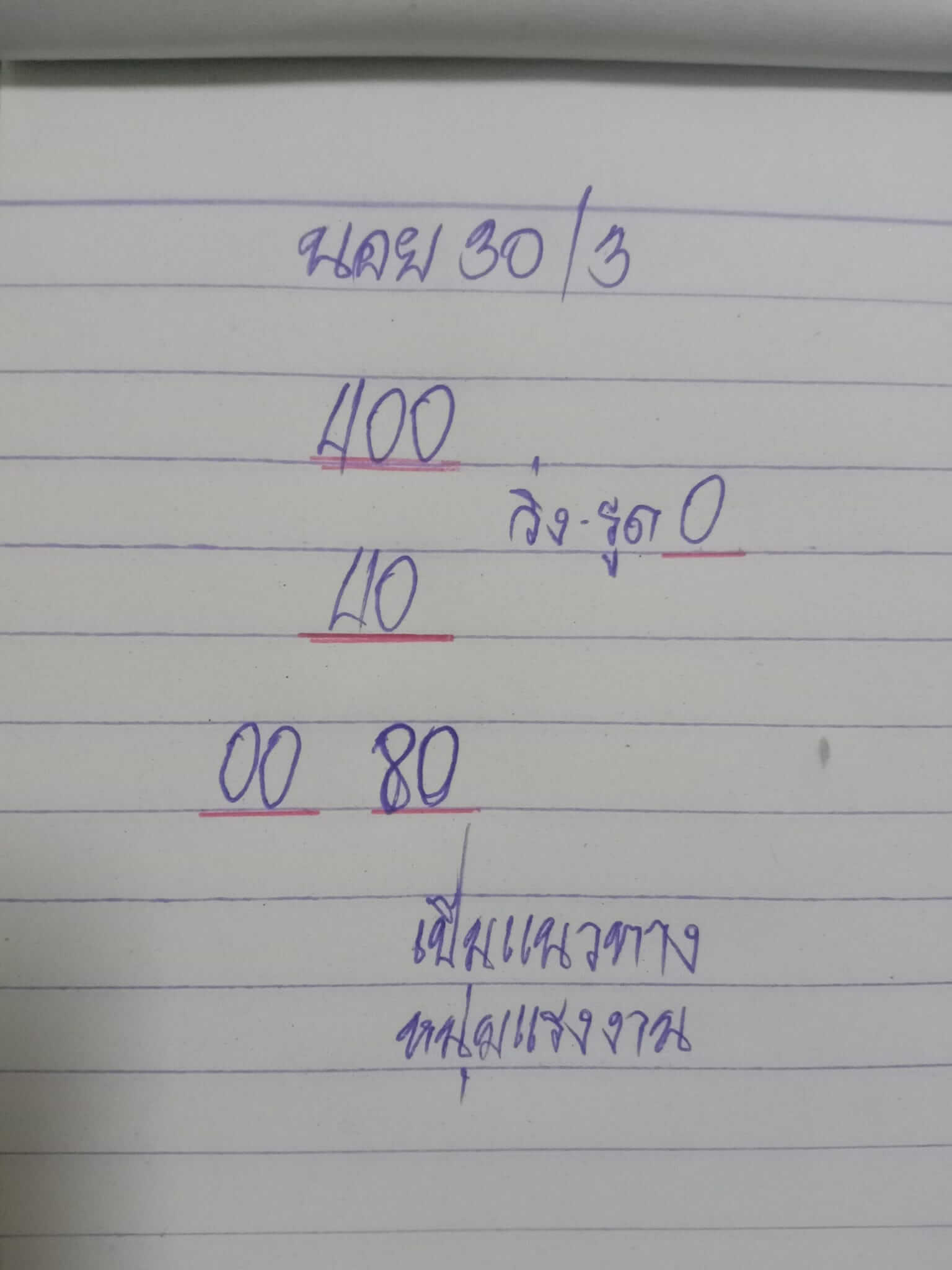 หวยฮานอย 30/3/65 ชุดที่ 2