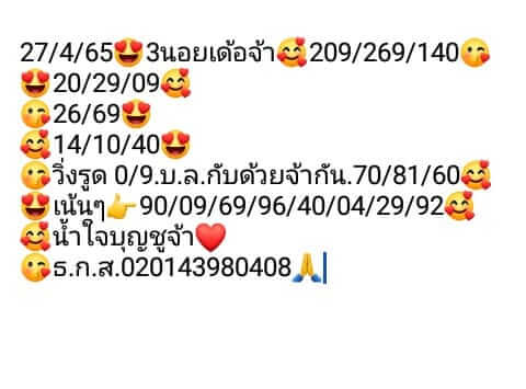 หวยฮานอย 27/4/65 ชุดที่ 6