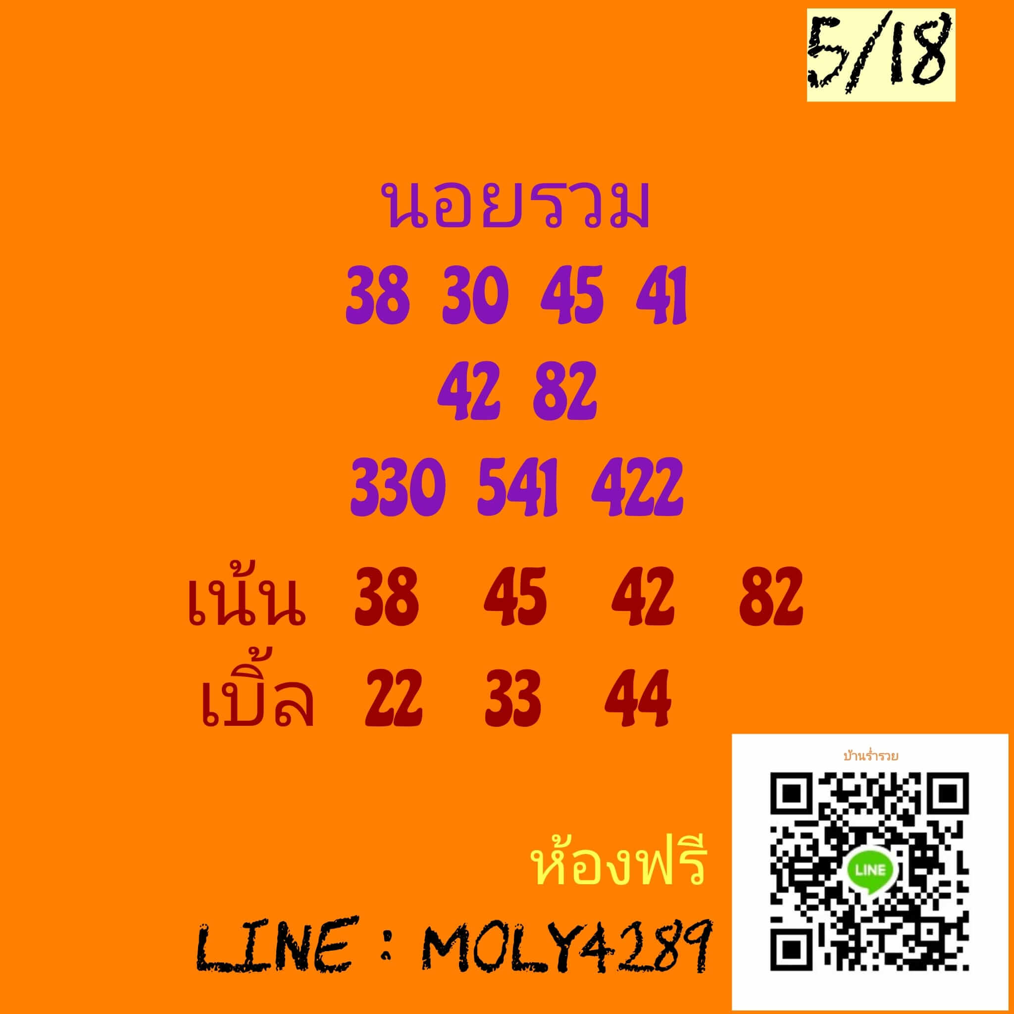 หวยฮานอย 18/5/65 ชุดที่ 1
