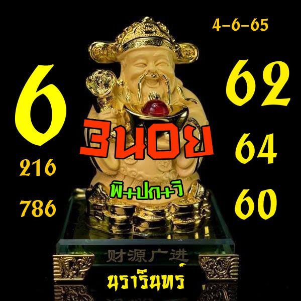 หวยฮานอย 4/6/65 ชุดที่ 4