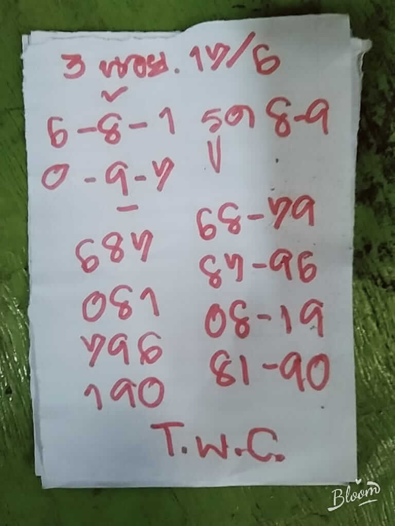 หวยฮานอย 17/6/65 ชุดที่ 7