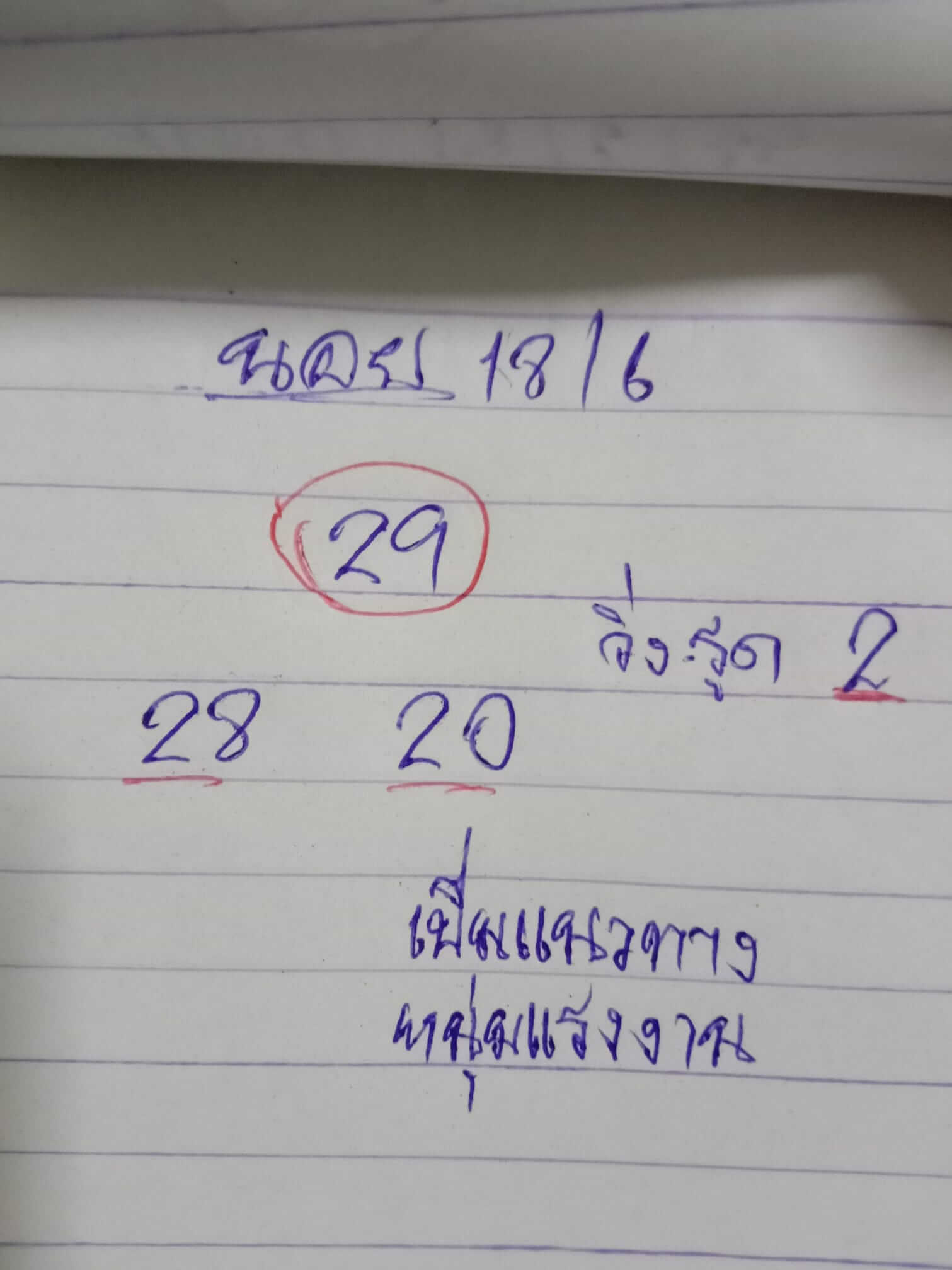 หวยฮานอย 18/6/65 ชุดที่ 2