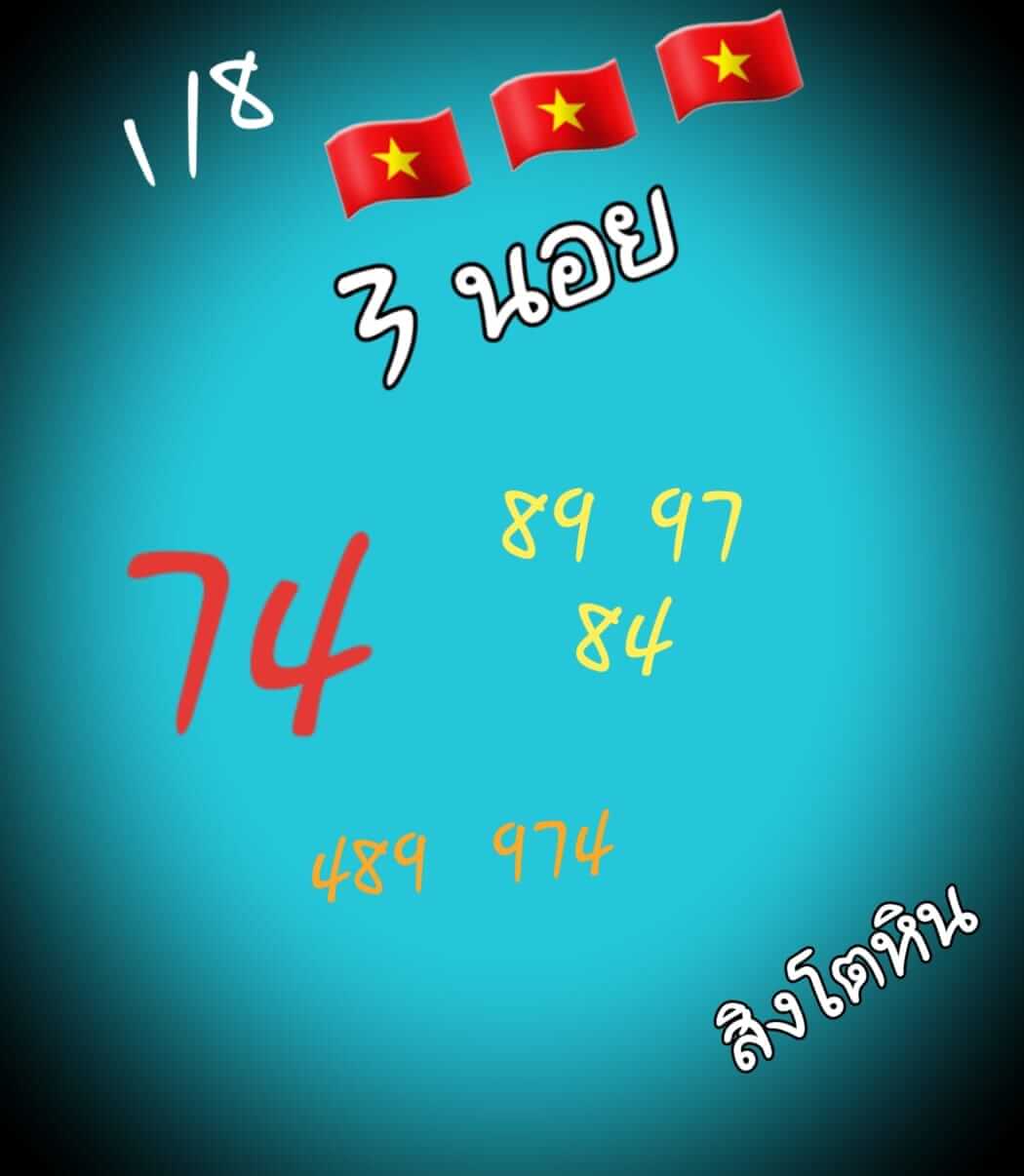 หวยฮานอย 1/8/65 ชุดที่ 10