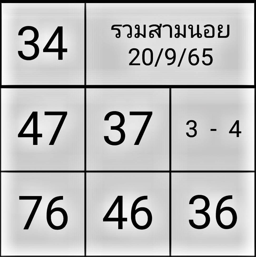 หวยฮานอย 20/9/65 ชุดที่ 8