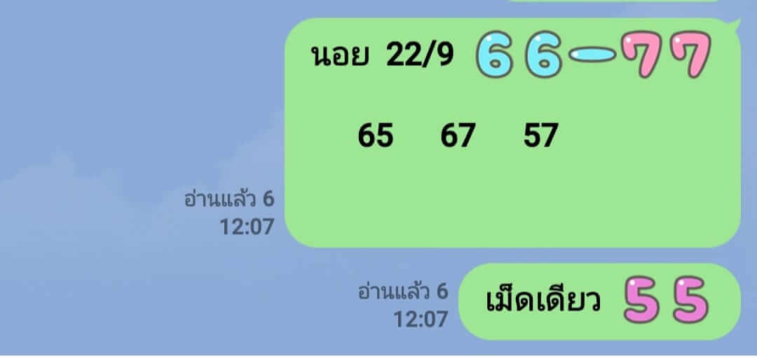 หวยฮานอย 22/9/65 ชุดที่ 4