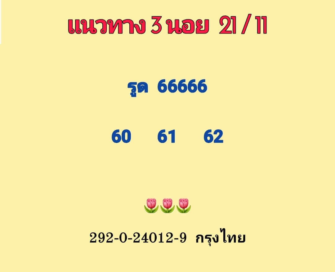 หวยฮานอย 21/11/65 ชุดที่ 8
