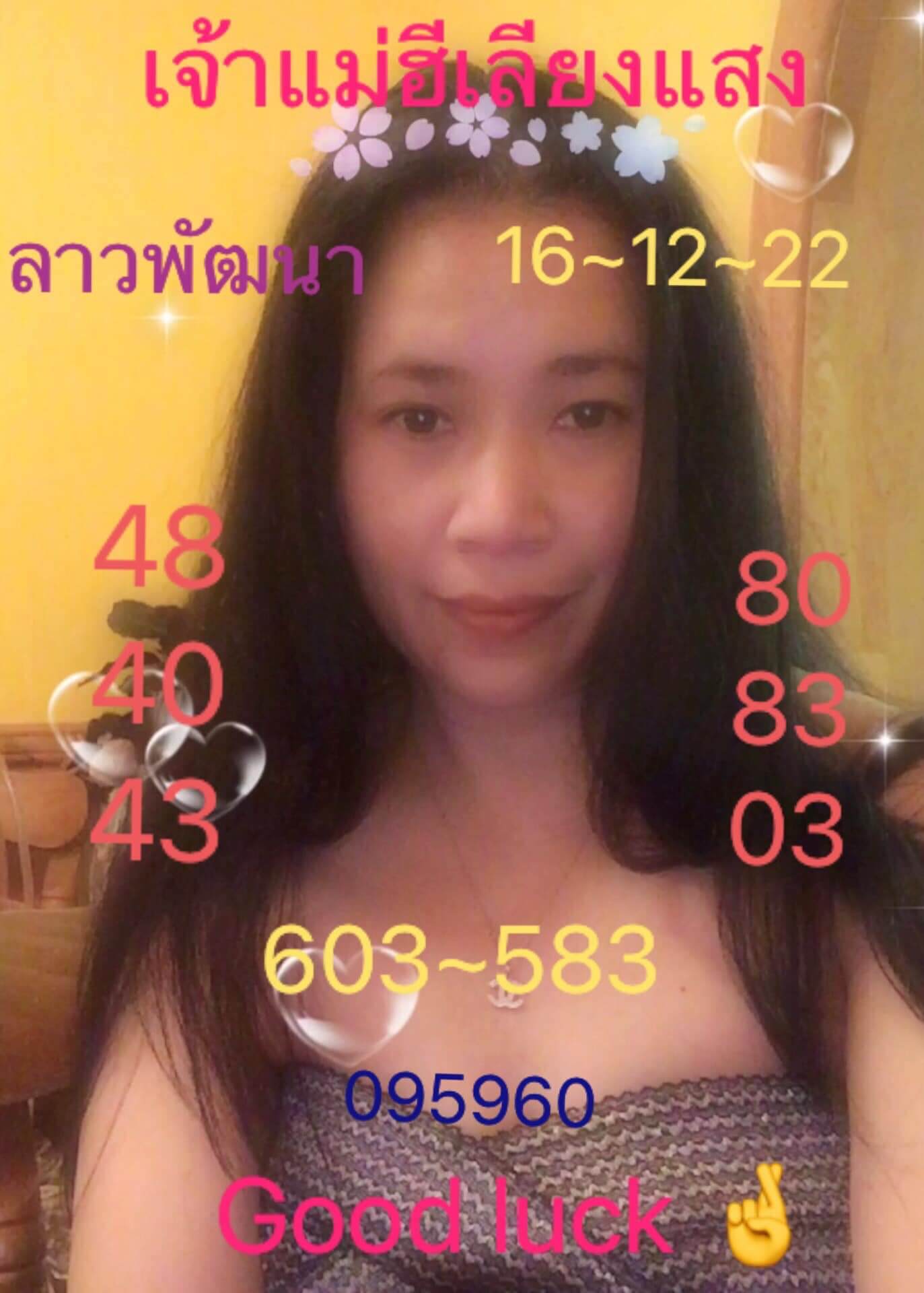 หวยลาว 16/12/65 ชุดที่ 6