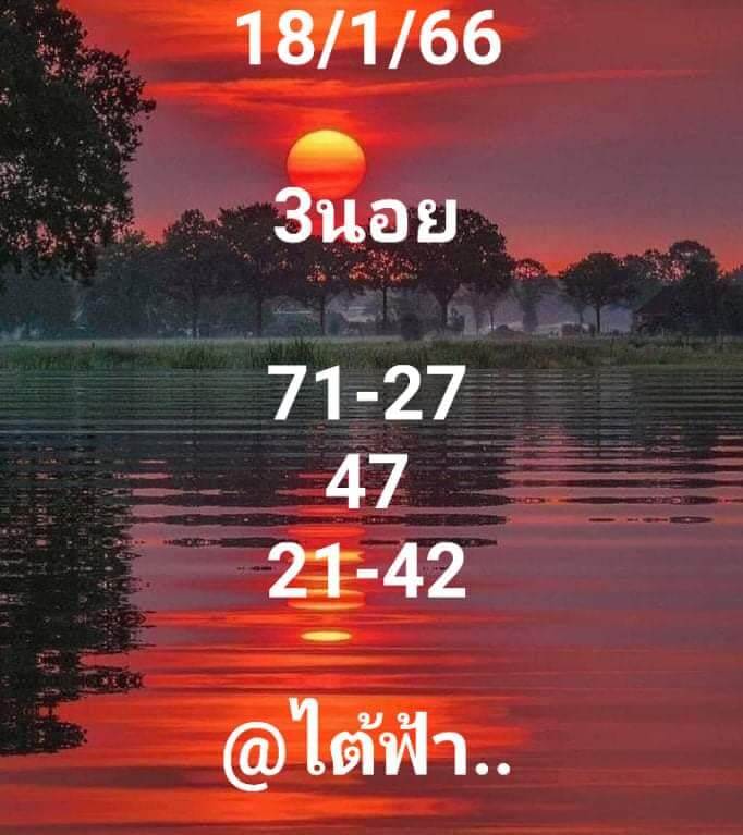 หวยฮานอย 18/1/66 ชุดที่ 2
