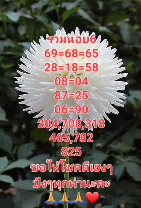 หวยฮานอย 6/1/66 ชุดที่ 6