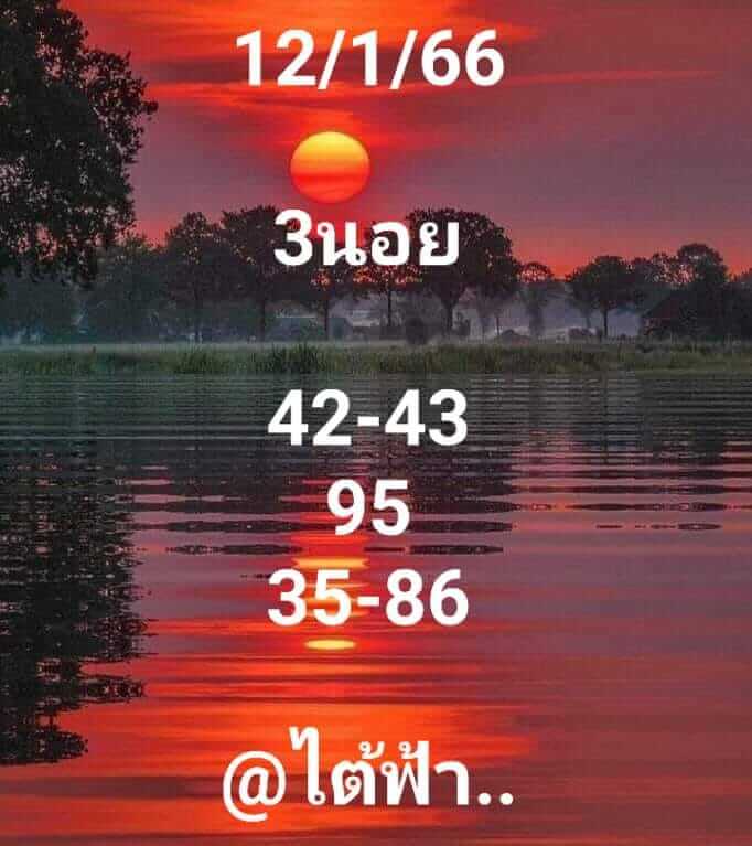 หวยฮานอย 12/1/66 ชุดที่ 7