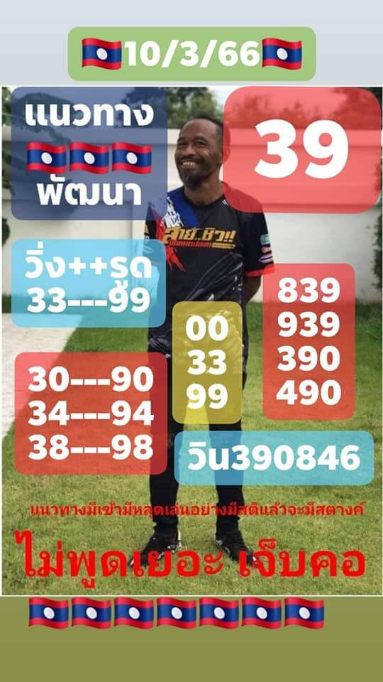 หวยลาว 10/3/66 ชุดที่ 2