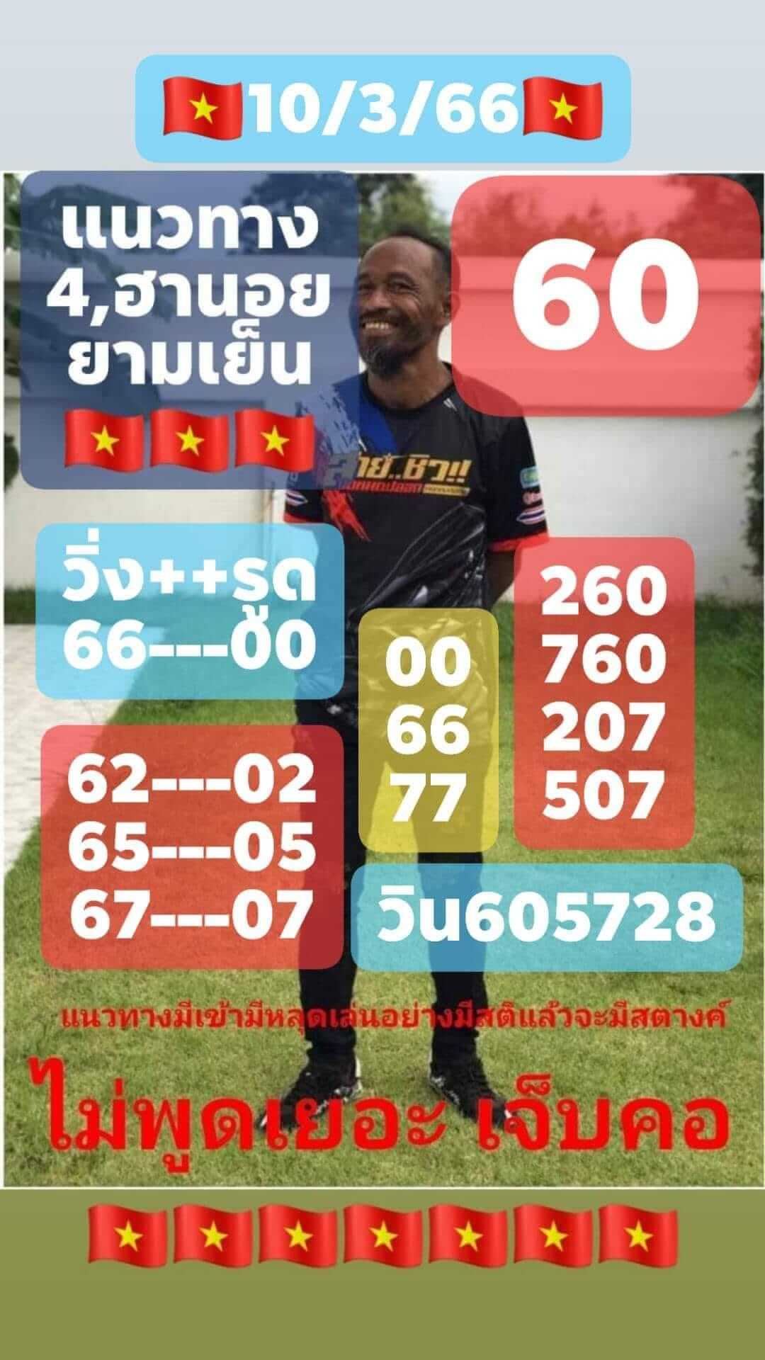หวยฮานอย 10/3/66 ชุดที่ 2