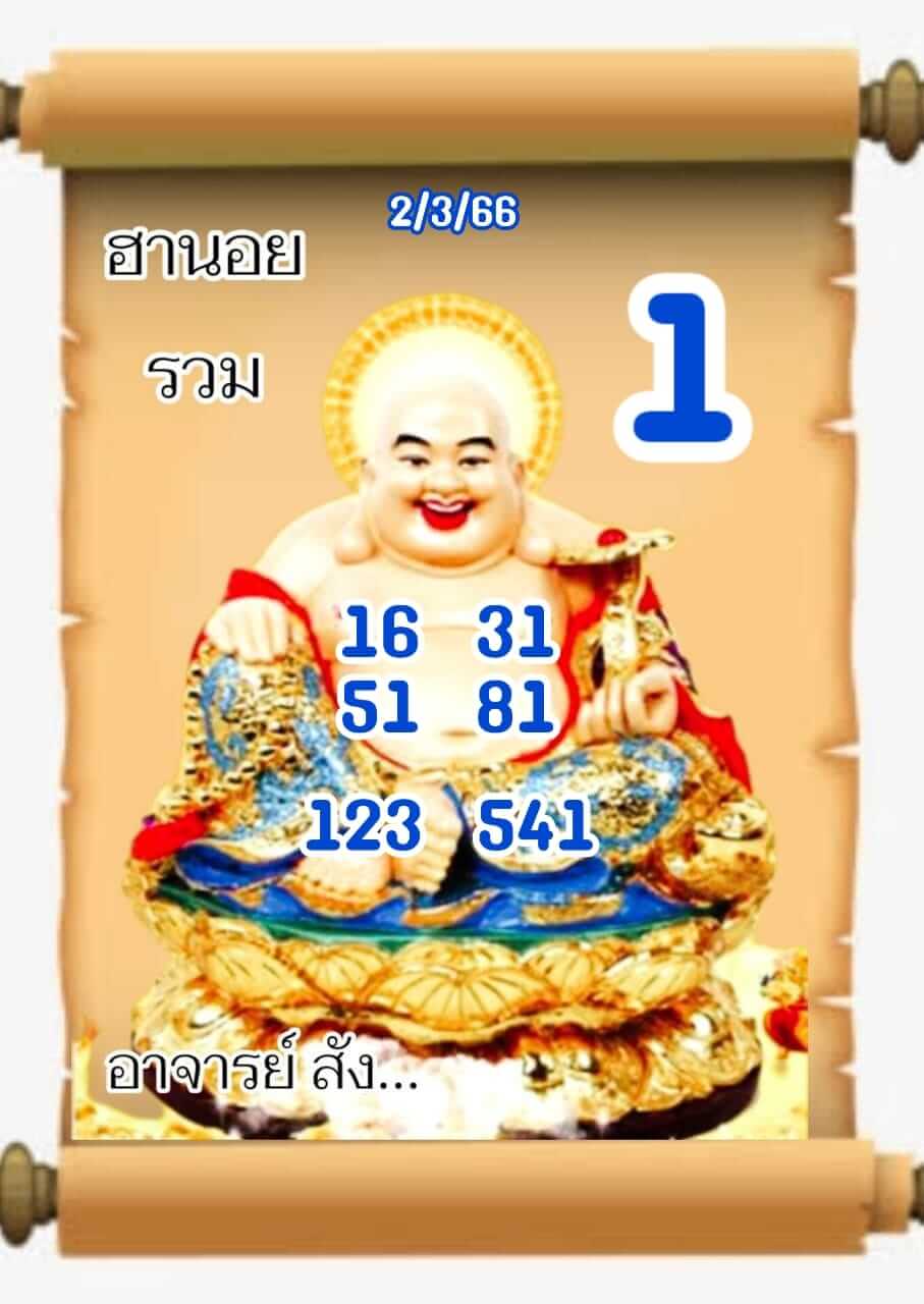 หวยฮานอย 2/3/66 ชุดที่ 7