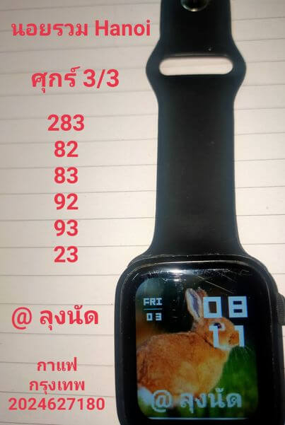 หวยฮานอย 3/3/66 ชุดที่ 8