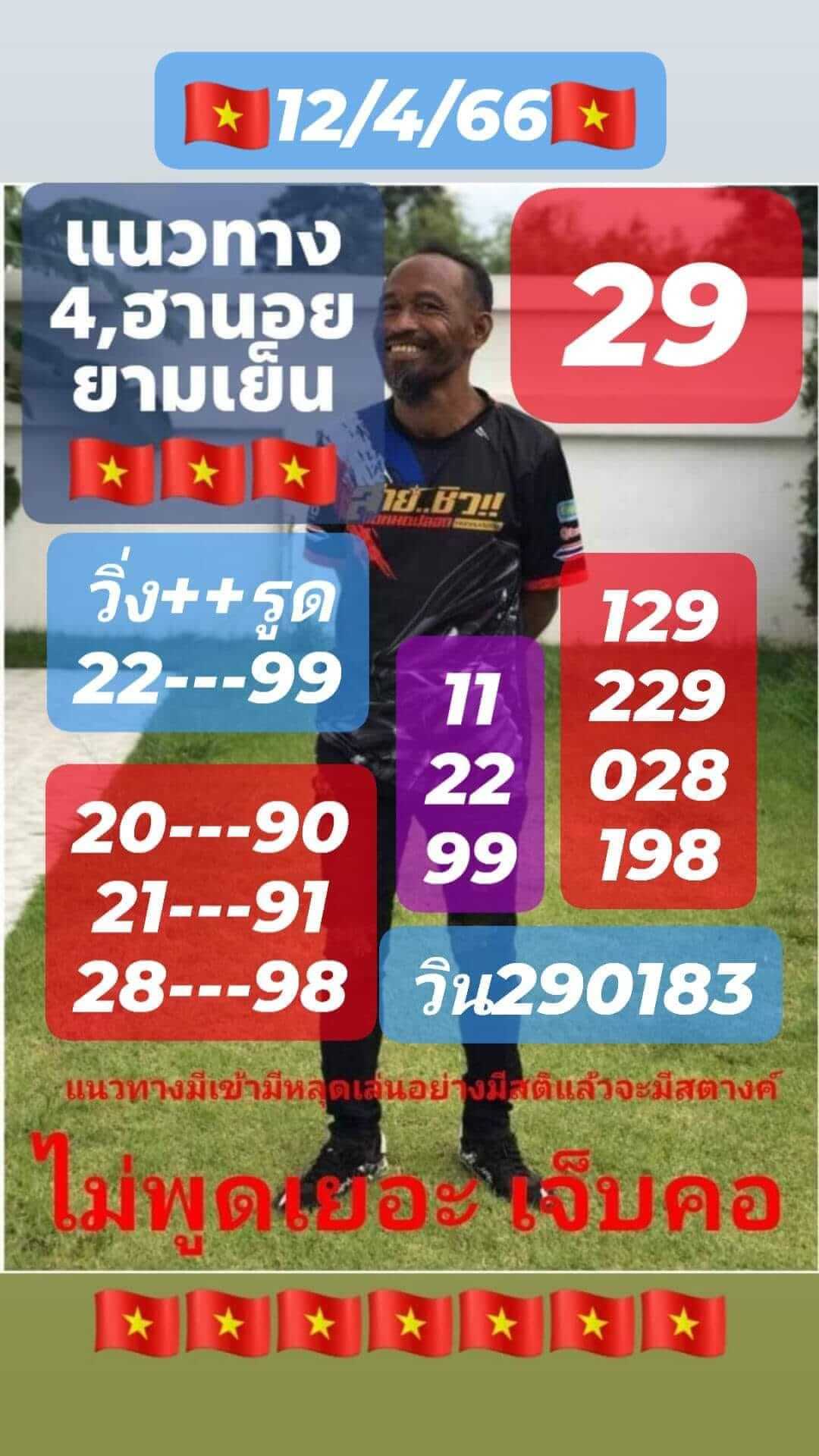 หวยฮานอย 12/4/66 ชุดที่ 3