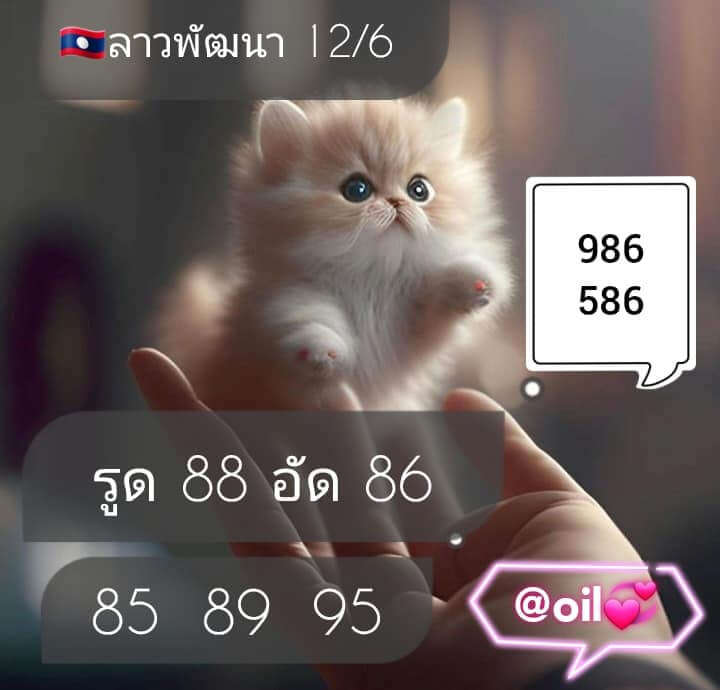 หวยลาว 12/6/66 ชุดที่ 10