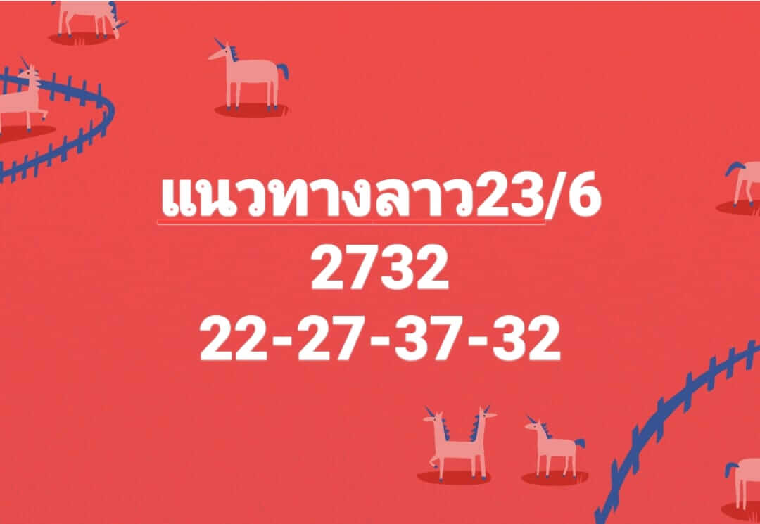 หวยลาว 23/6/66 ชุดที่ 3