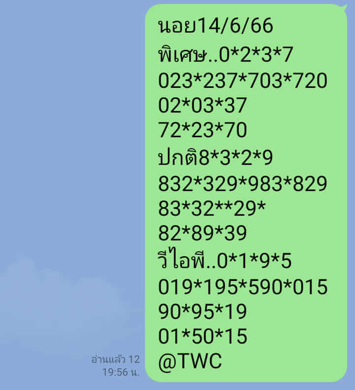 หวยฮานอย 16/6/66 ชุดที่ 4