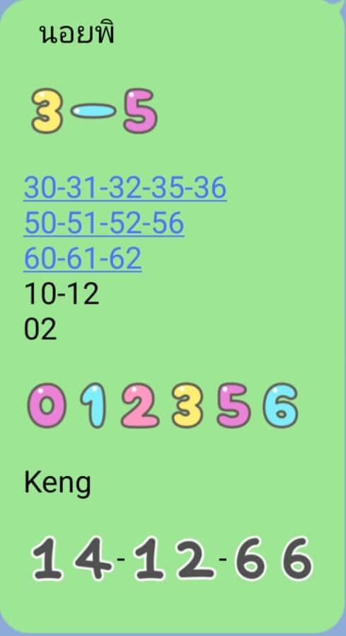 หวยฮานอย 14/12/66 ชุดที่ 5