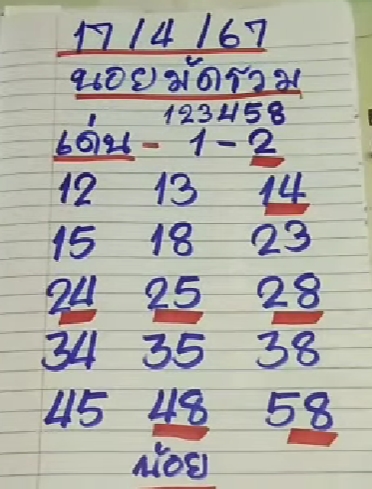 หวยฮานอย 17/4/67 ชุดที่ 8