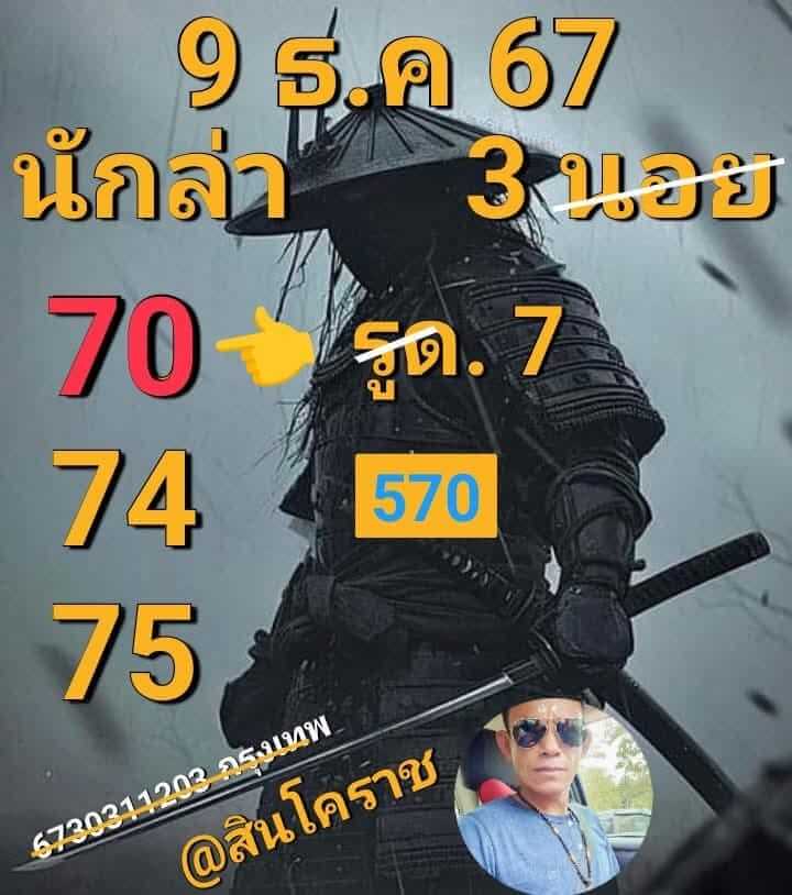 หวยฮานอย 9/12/67 ชุดที่ 4