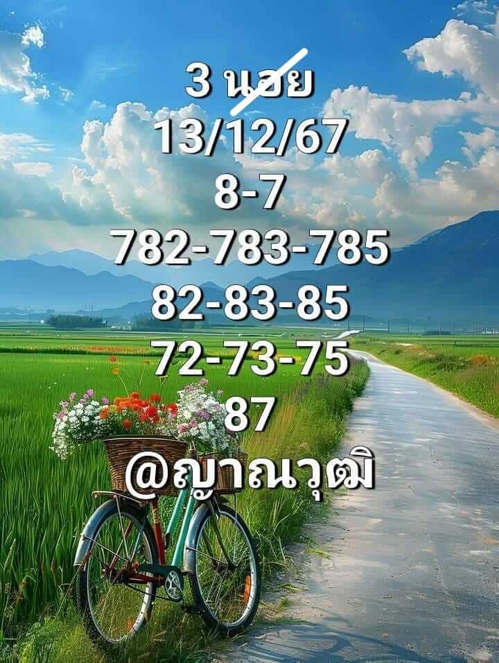 หวยฮานอย 13/12/67 ชุดที่ 7