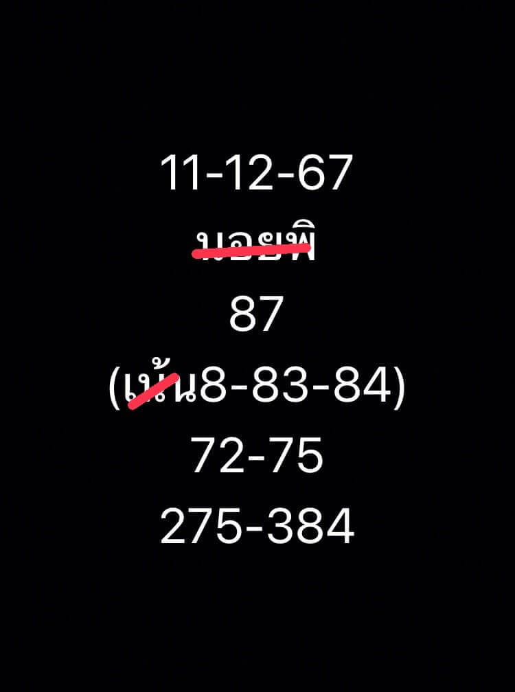 หวยฮานอย 11/12/67 ชุดที่ 9