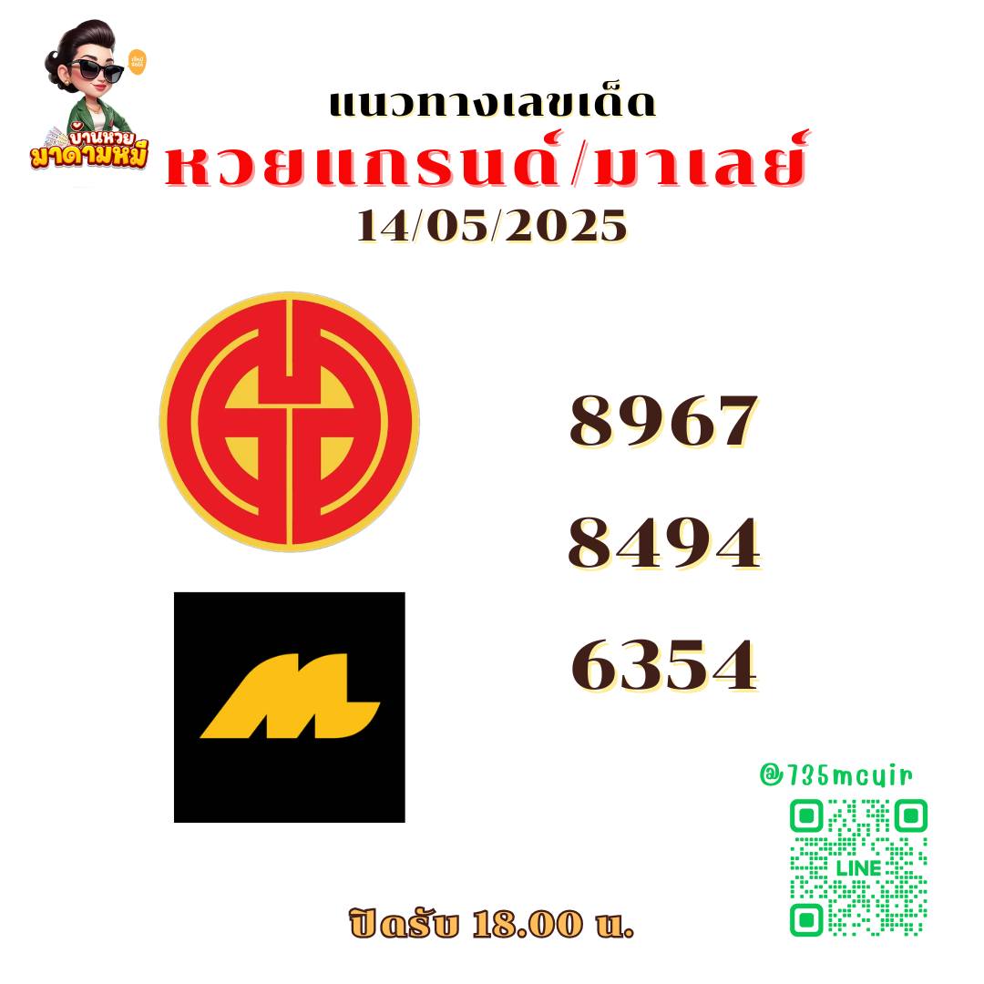 หวยมาเลย์ 14/5/68-2
